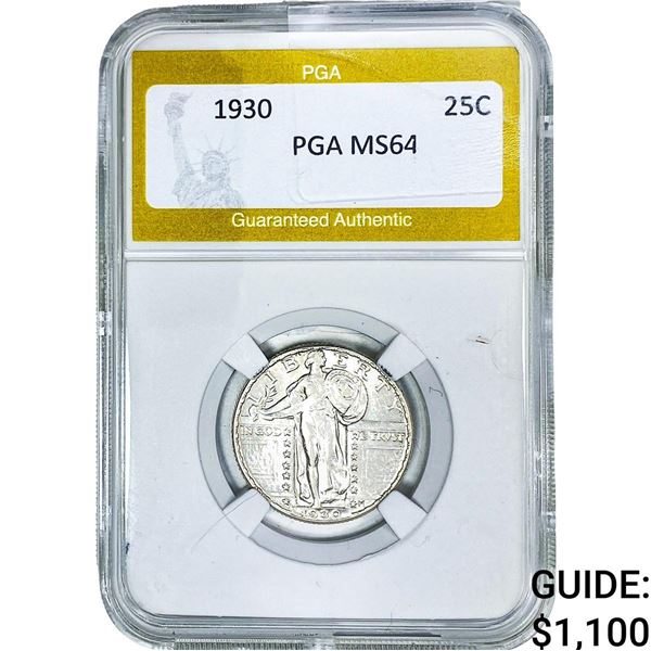 1930 Standing Liberty Quarter PGA MS64