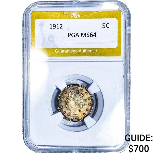 1912 Liberty Victory Nickel PGA MS64