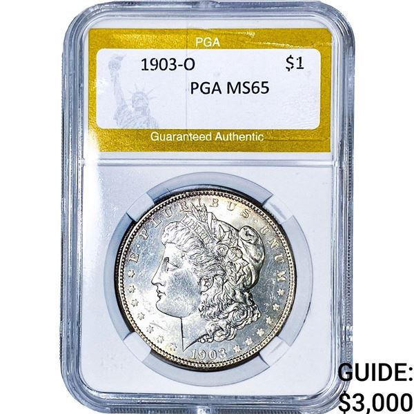 1903-O Morgan Silver Dollar PGA MS65