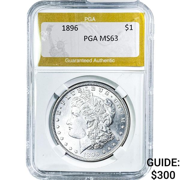 1896 Morgan Silver Dollar PGA MS63
