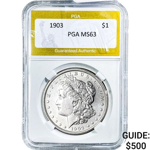 1903 Morgan Silver Dollar PGA MS63