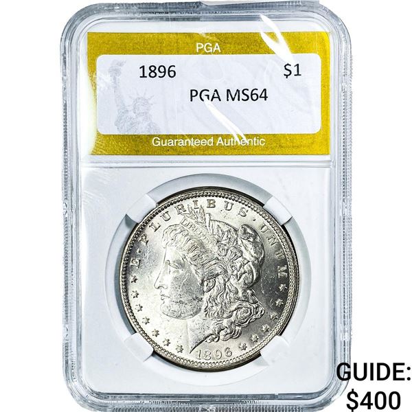 1896 Morgan Silver Dollar PGA MS64