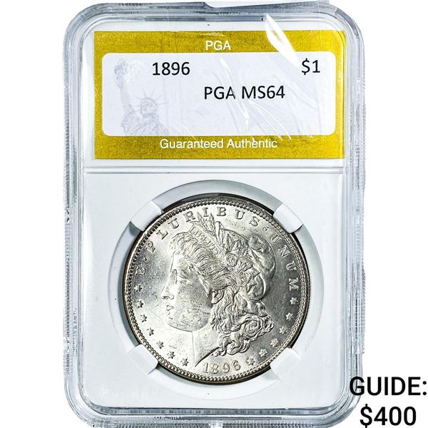 1896 Morgan Silver Dollar PGA MS64