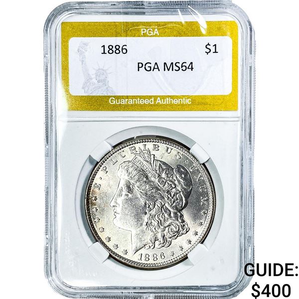 1886 Morgan Silver Dollar PGA MS64