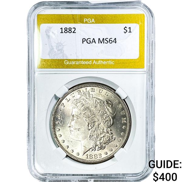 1882 Morgan Silver Dollar PGA MS64