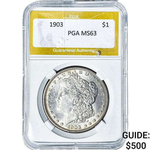 1903 Morgan Silver Dollar PGA MS63