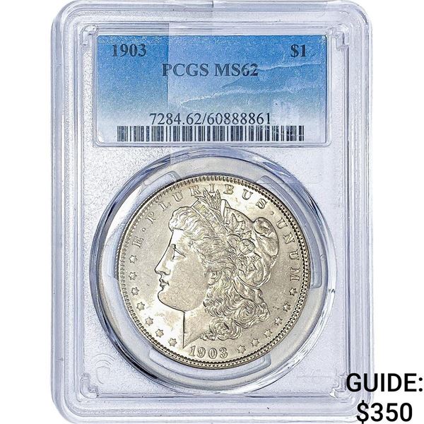 1903 Morgan Silver Dollar PCGS MS62