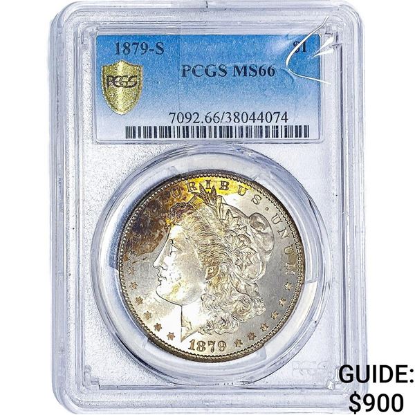1879-S Morgan Silver Dollar PCGS MS66