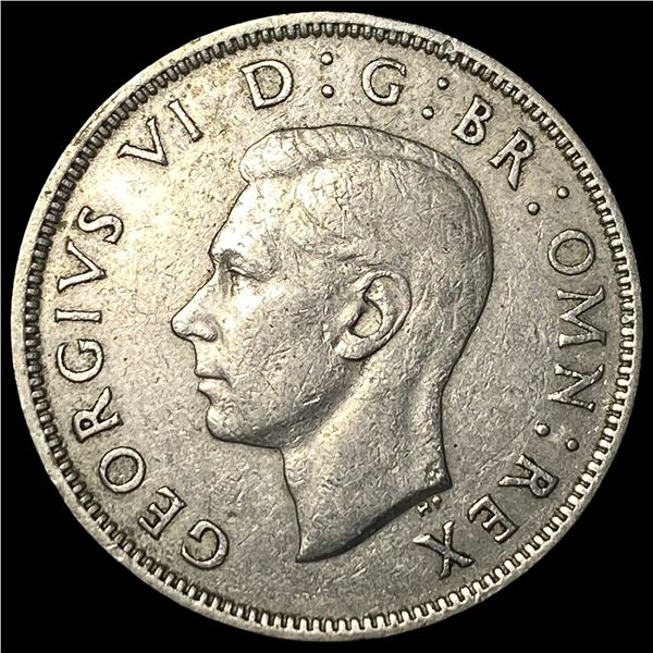 1950 Great Britain Copper Nickel 2 Shillings