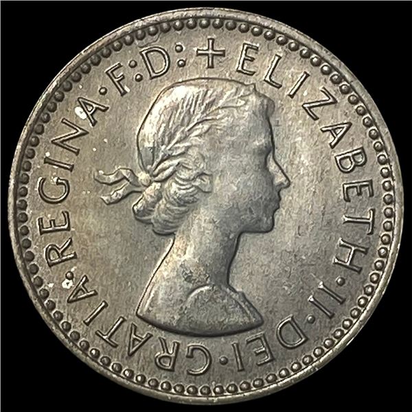 1959 Austraila Silver 3 Pence