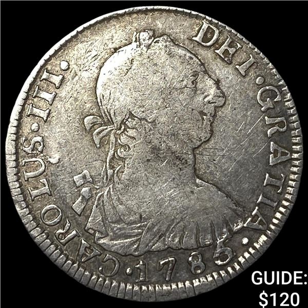 1785/4-PR Bolivia Charles III Silver 2 Reales
