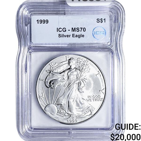 1999 Silver Eagle ICG MS70