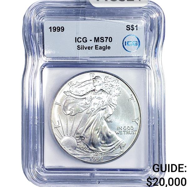 1999 Silver Eagle ICG MS70