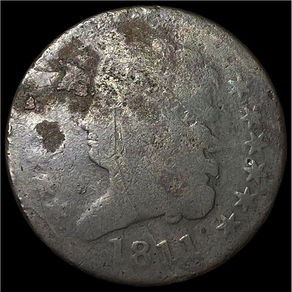 1811 Classic Head Half Cent NICELY CIRCULATED