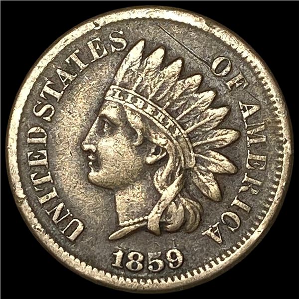 1859 Indian Head Cent NEARLY UNCIRCULATED