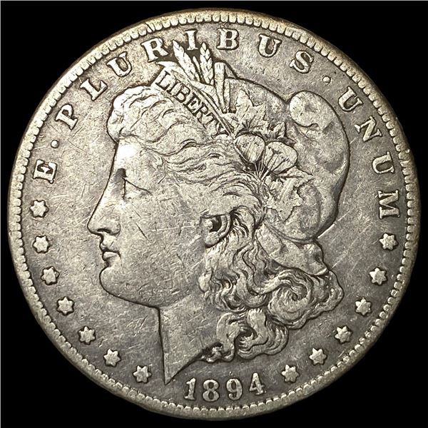 1894-S Silver Morgan Dollar ABOUT  UNCIRCULATED