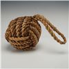 Image 1 : Large Maritime Rope Knot Monkey Fist Door Stop