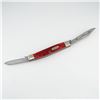 Image 1 : W.R. Case and Sons XX Centennial 1889-1989 Red Jigged Two Blade Folding Pen Knife