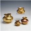 Image 1 : 4pc Indian Brass and Copper Miniature Ritual Vessels