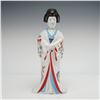 Image 1 : Japanese Porcelain Geisha Sake Decanter Tokkuri with Cork Stopper Hakusen Kiln