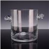 Image 1 : Tiffany and Co. Crystal Scroll Handled Ice Bucket