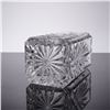 Image 3 : Cut Crystal Square Spirit Decanter with Stopper