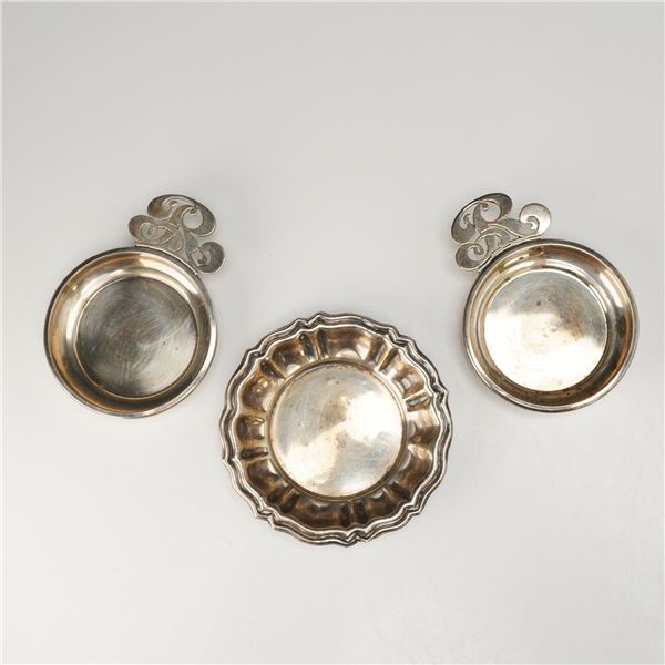 Set of 4 Sterling Silver Nut Dishes by Sanborns and Camusso