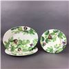 Image 1 : 3pc Neiman Marcus Italian Ceramic Fig Pattern Platters and Plate