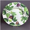 Image 3 : 3pc Neiman Marcus Italian Ceramic Fig Pattern Platters and Plate