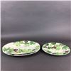 Image 5 : 3pc Neiman Marcus Italian Ceramic Fig Pattern Platters and Plate