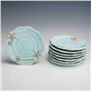 Image 1 : 8pc Ambiance Collections Starfish Pattern Ceramic Plates