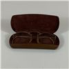 Image 4 : Shuron 1/10 12K Gold-Filled Rimless Eyeglasses with Case