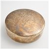 Image 1 : Sterling Silver Round Lidded Jewelry Box