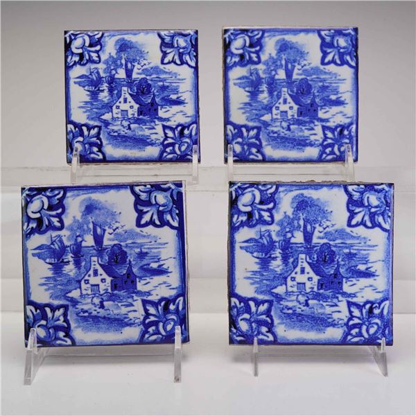 Mosaic Tile Co. Delft-inspired Seaside Cottage Faience Tiles