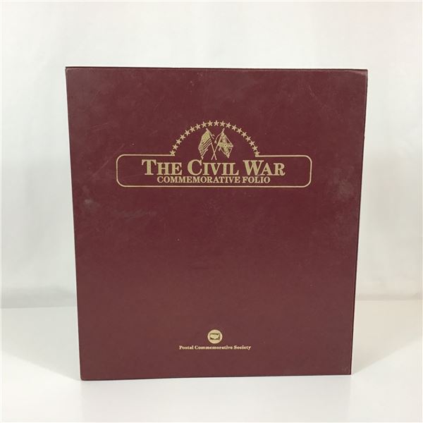 US 1986 Postal Commemorative Society Civil War Stamps Commemorative Folio