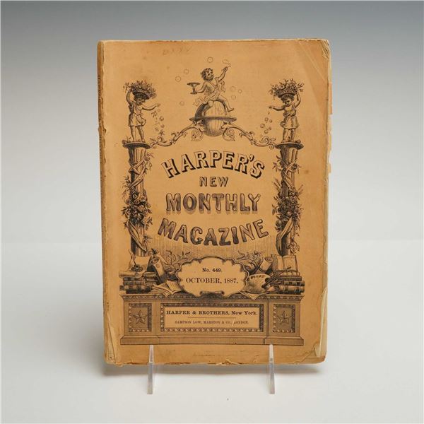 Harpers New Monthly Magazine October 1887 No 449