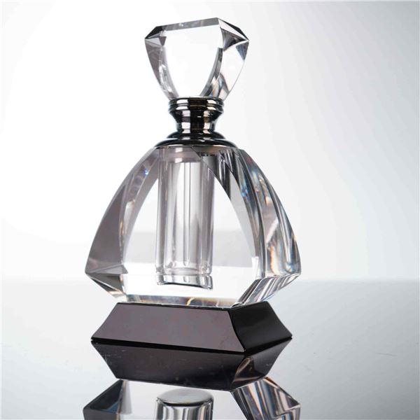 Modernist Studio Art Glass Perfume Bottle and Stopper