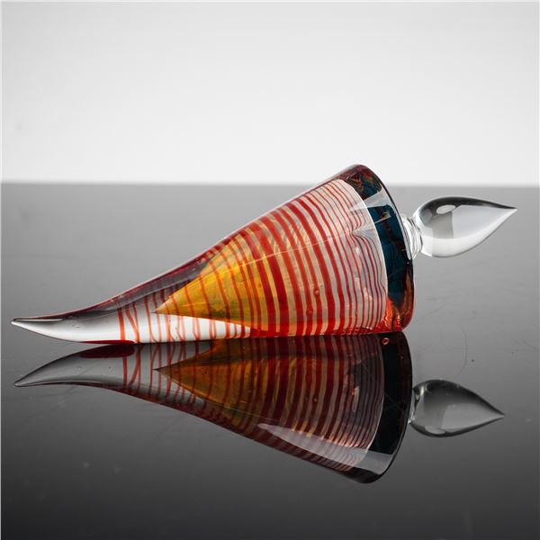 Richard Clements Art Glass Perfume Bottle and Stopper