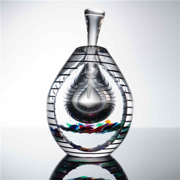 Fire Island Studio by Matthew LaBarbera Art Glass Perfume Bottle and Stopper