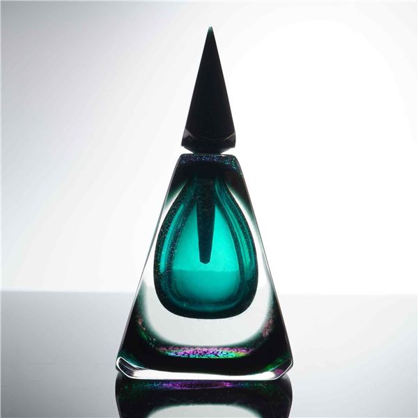 Steven Correia Art Glass Perfume Bottle and Stopper