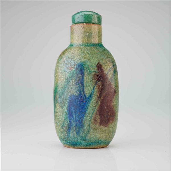 Roseville Pottery Ball Vase, Pinecone 261-6