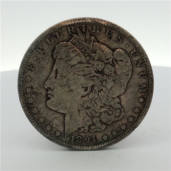 1891-O US Morgan Silver Dollar