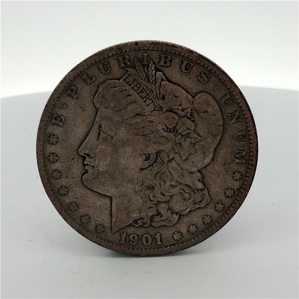 1901 US One Dollar Morgan Silver Dollar, Circulated