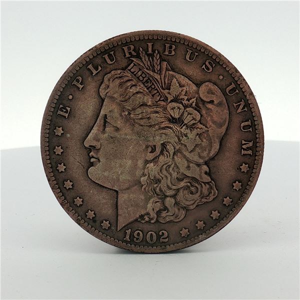 1902-S US One Dollar Morgan Silver Dollar, Circulated