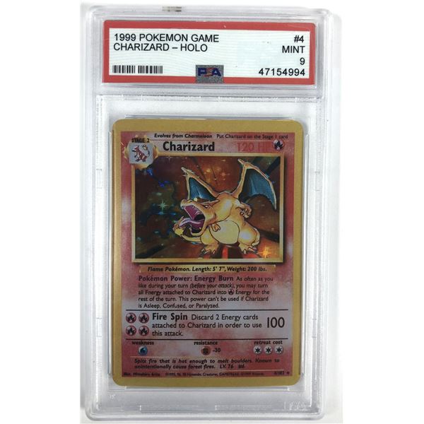 1999 CHARIZARD PSA 9 - Pokemon Holo