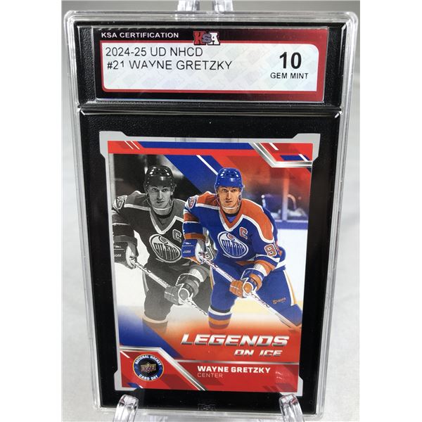 2024-25 UD Wayne Gretzky KSA 10 - Oilers