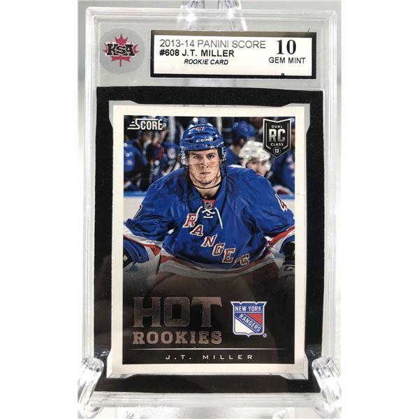 2013-14 Score JT Miller RC - KSA 10 Rangers