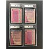 Image 2 : 1984-85 Topps Wayne GRETZKY Graded LOT x4 - Oilers