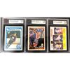 Image 1 : Wayne GRETZKY Graded Lot x3 - Oilers
