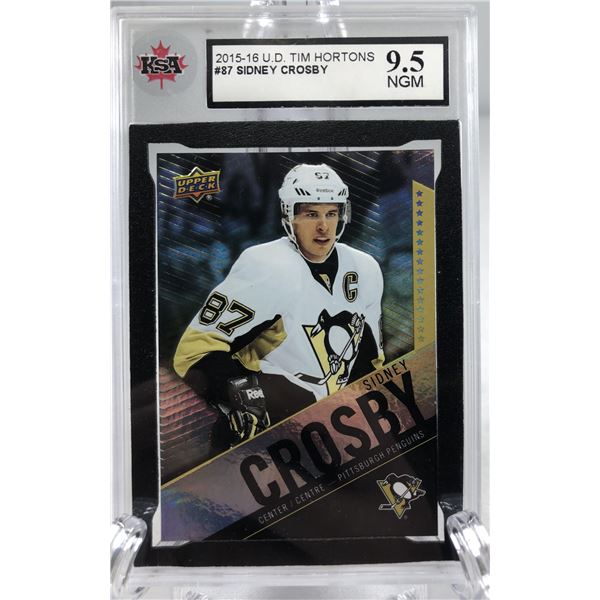 2015-16 UD TH - Sidney Crosby KSA 9.5 - Penguins